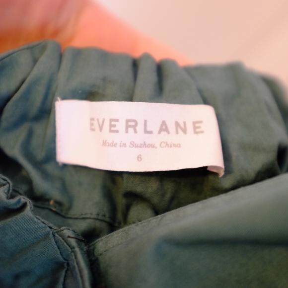 Everlane The Clean Cotton Cross-Back Dress Size 6 - Picture 5 of 5